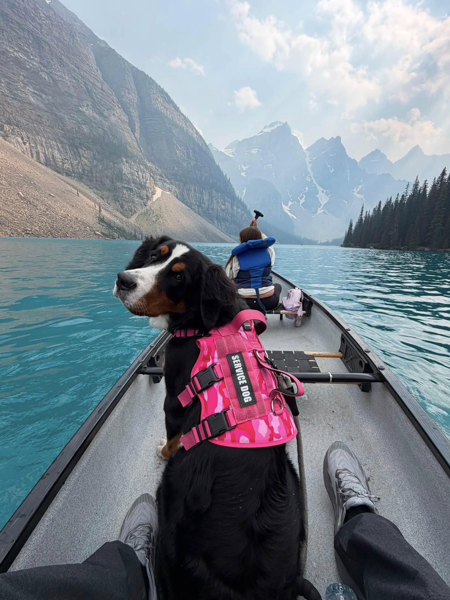 Moraine Lake tour visitor photo