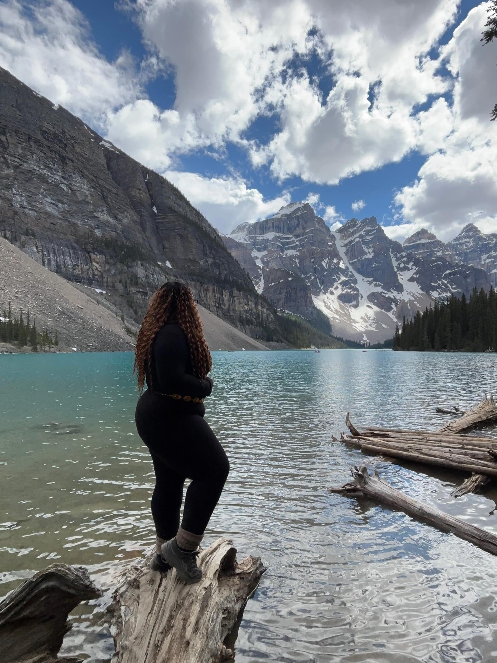 Moraine Lake tour visitor photo