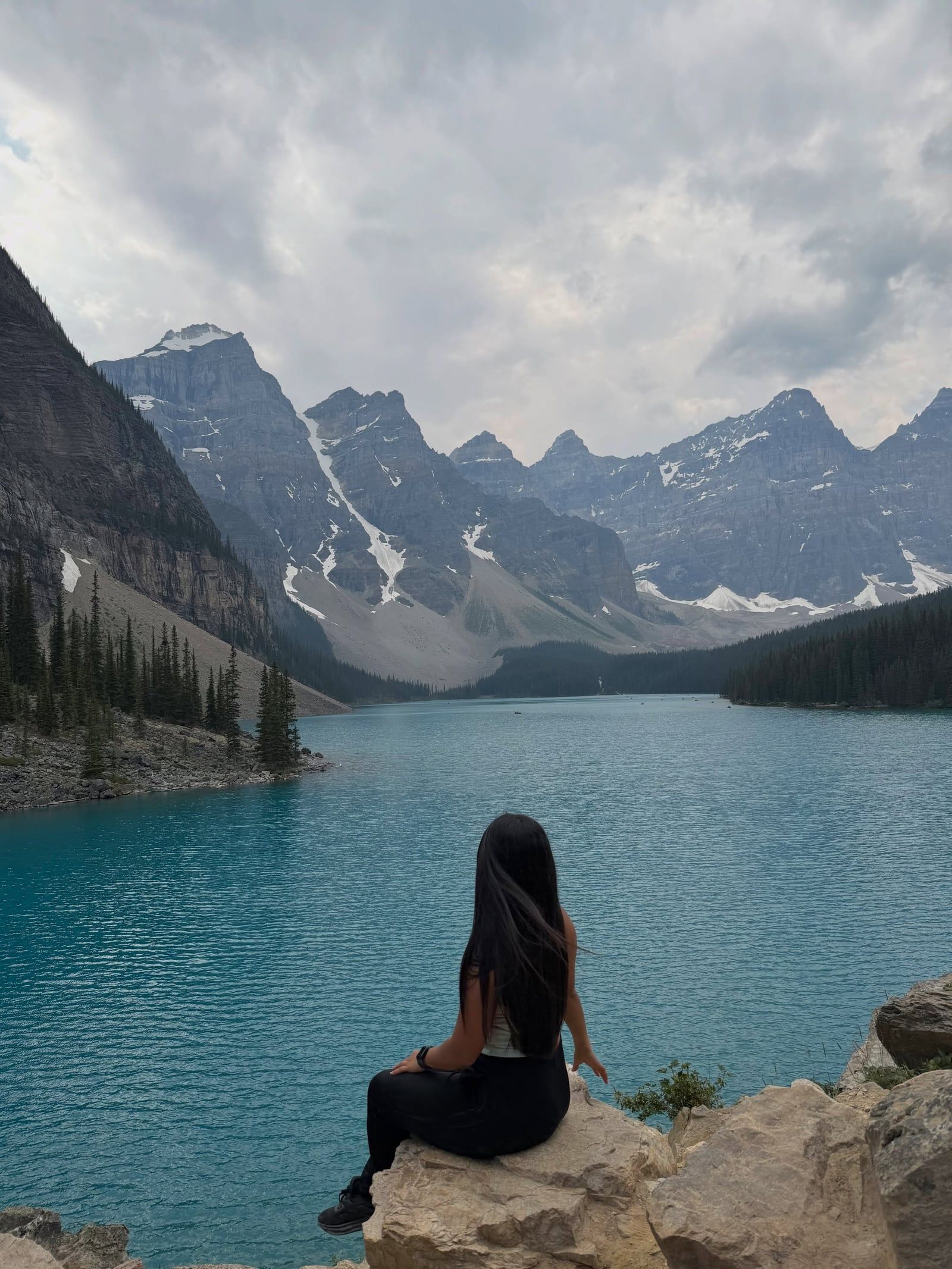 Moraine Lake tour visitor photo