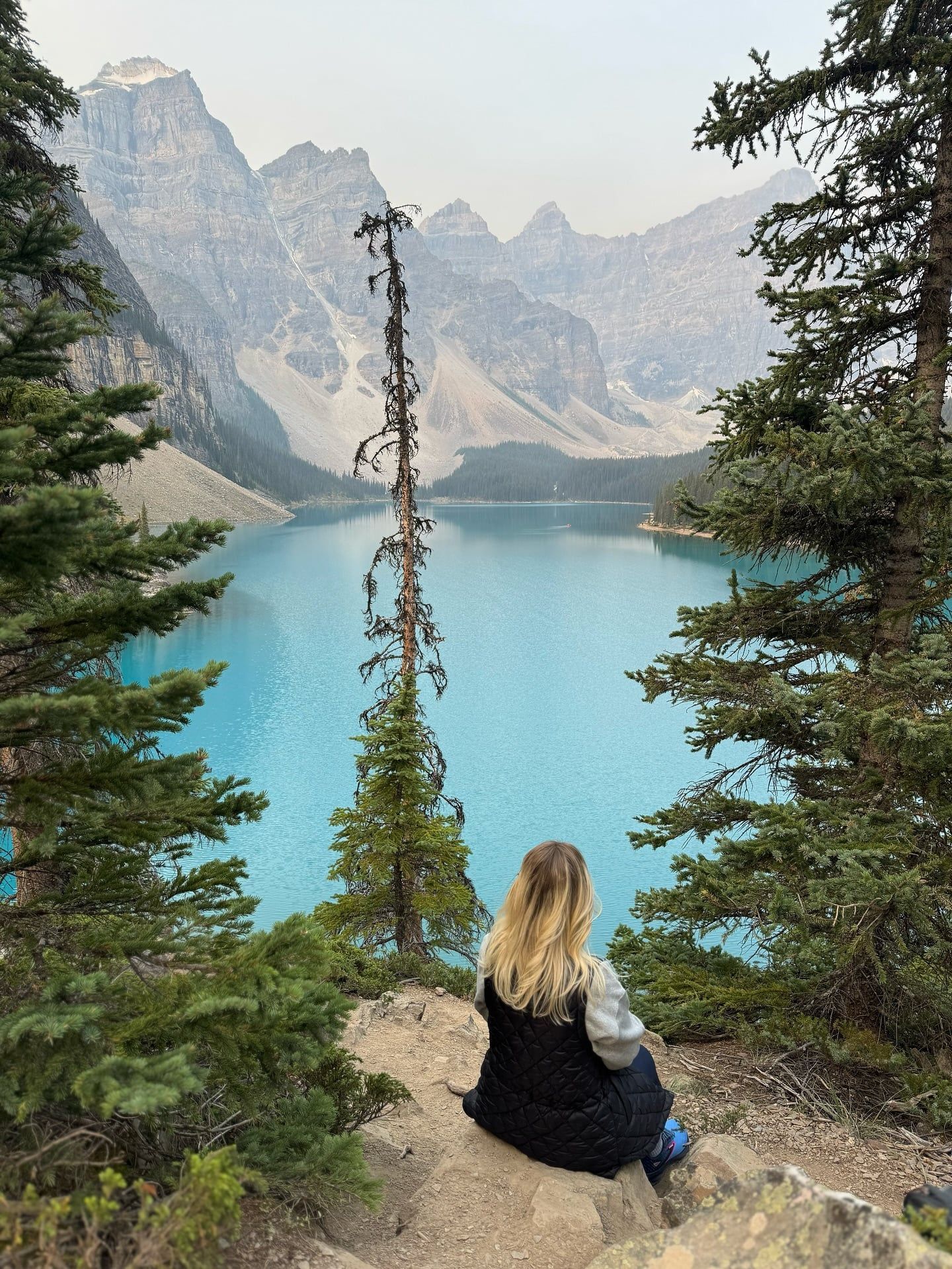 Moraine Lake tour visitor photo